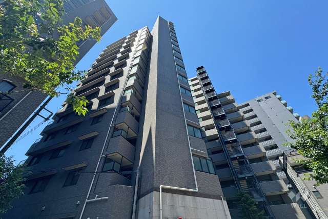 ライオンズプラザ新板橋の外観（北東側から）