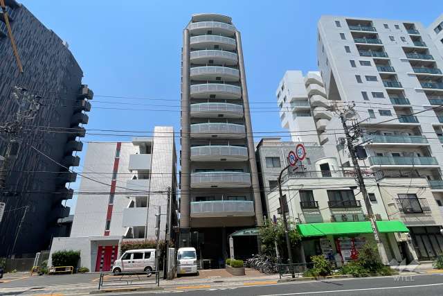 エスティア駒込の外観（南東側から）