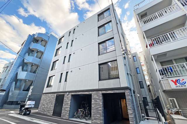 駒込マンション（北区）の外観（北側から）