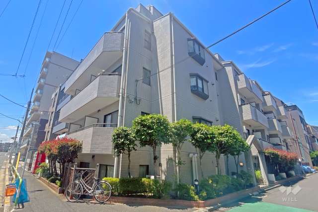 グランドコート駒込の外観（南東側から）