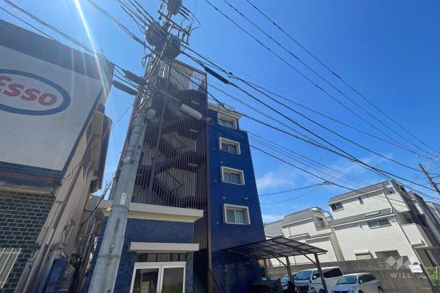 リーフハイツの外観（北東側から）