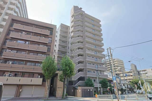 グリーンコーポ野田阪神2の外観（北東側から）