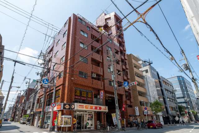 トーカン島之内キャステールの外観（北東側から）