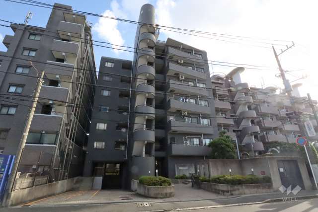 日吉オークハイムの外観(北東側から)