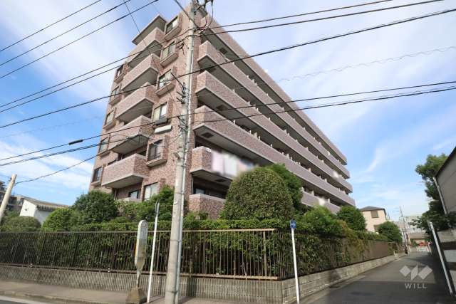 クレッセント新川崎4の外観(南側から)　　