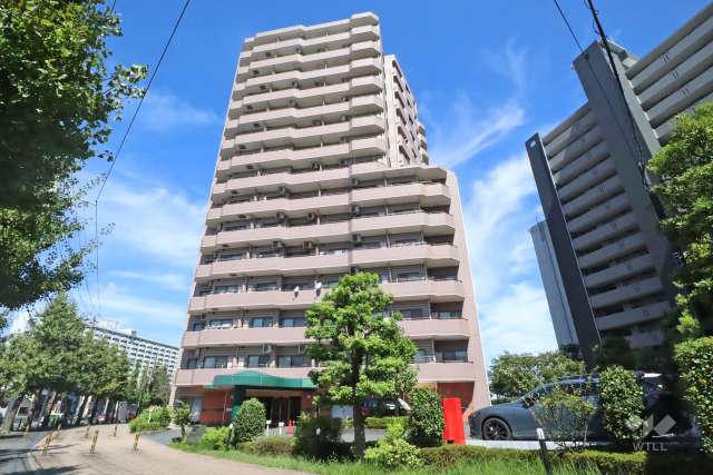 グレイスガーデン多摩川の外観（南東側から）