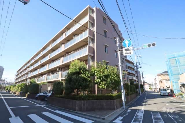 ナイスアーバンスクエア新川崎エアリーコートの外観(南側から)