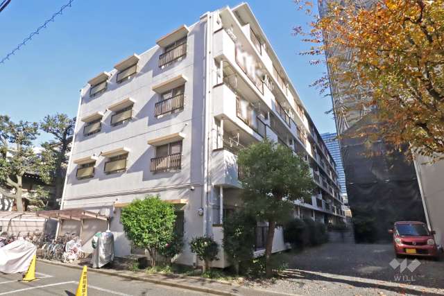 南幸第2KSマンションA棟の外観(南西側から)