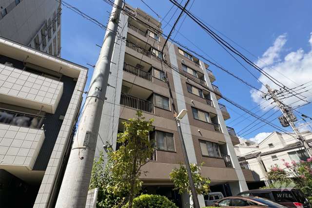 コスモ川崎グランデュールの外観（南東側から）