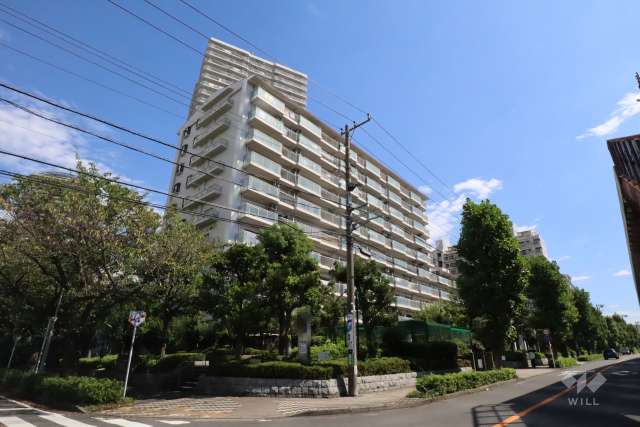 パークシティ新川崎西三番街C棟の外観(北西側から)