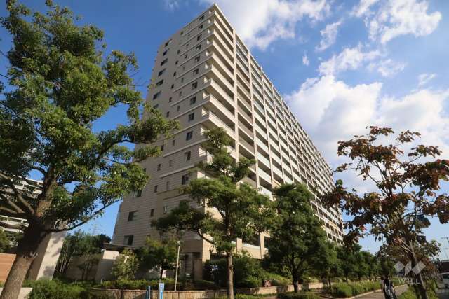クレストプライムレジデンス アベニュー壱番街の外観（北西側から）