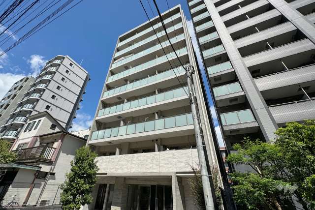 リシャール川崎ザウエストの外観（南東側から）