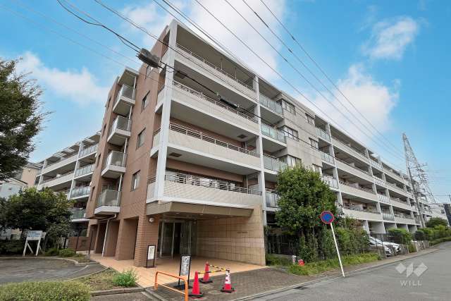 アクエージュ多摩川の外観（南西側から）