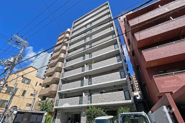 エスリード天神橋の外観(南東側から)