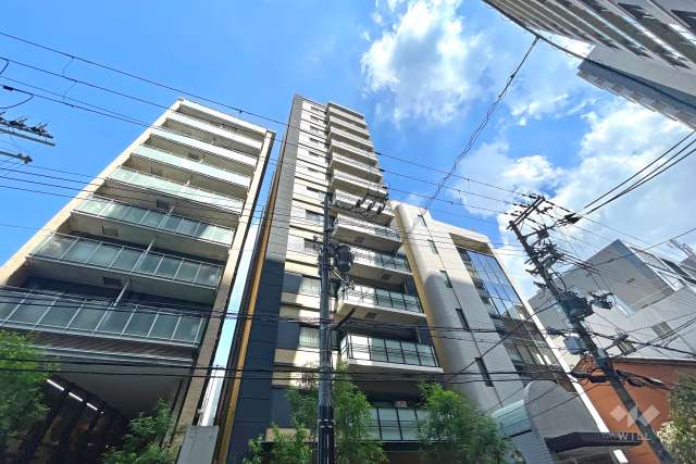 アウラ西天満三丁目の外観(南西側から)