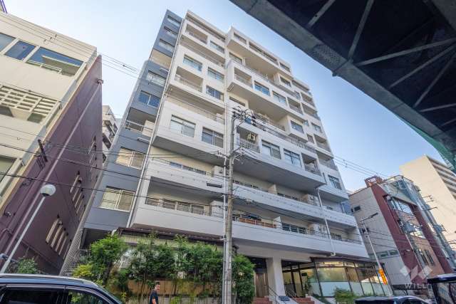 老松コーポの外観（南東側から）