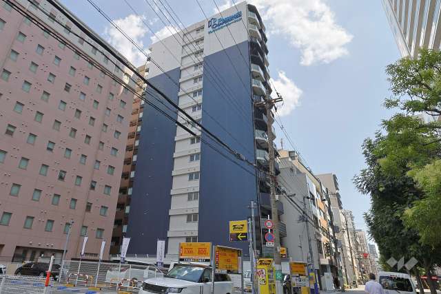 プレサンス北浜オリジンの外観（北西側から）