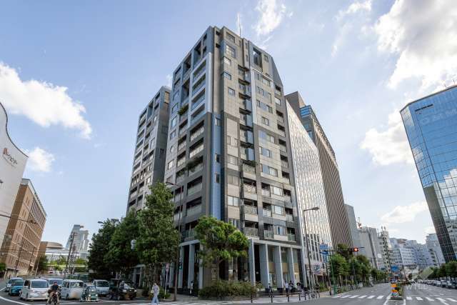 都住創大手前の外観（北東側から）