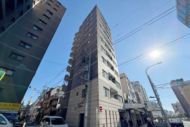 デュオスカーラ浅草国際通りの外観（北西側から）