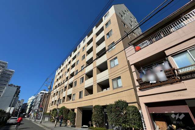 プリムローズ浅草ウエストの外観（南東側から）