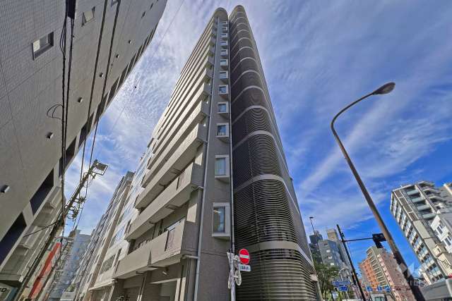 リバーサイドタワー蔵前の外観（北東側から）