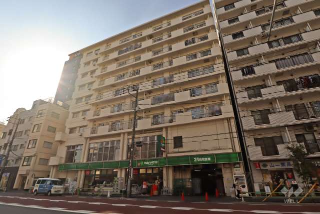 中銀東上野マンシオンの外観（北東側から）