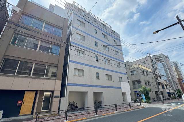 入谷アムフラット2の外観（北東側から）