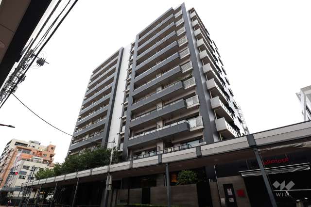 サンクタス浅草レジデンスの外観(南西側から)