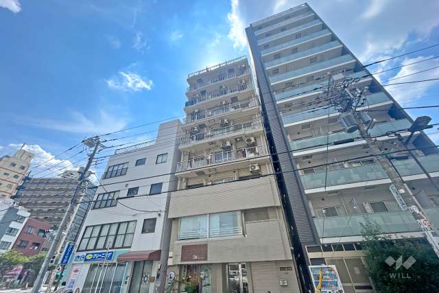 グレイス北上野の外観（北西側から）