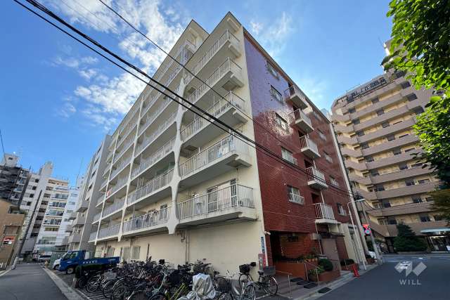 ハイコーポ松が谷の外観（北西側から）