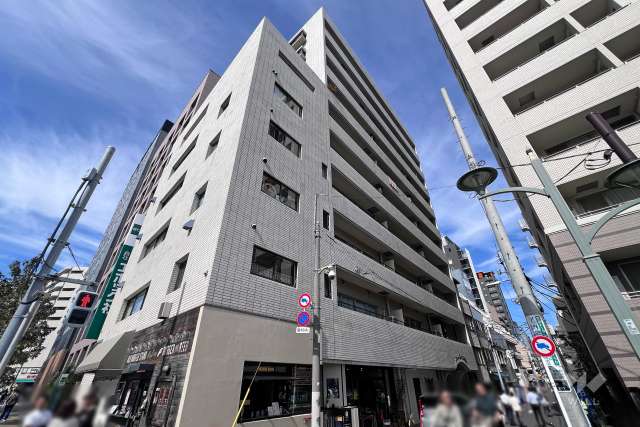 ファインライフ駒形の外観（南東側から）