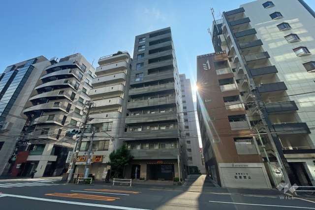 プレミアムキューブジー上野の外観（南西側から）