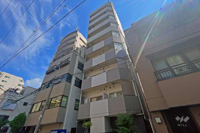 グランフォース入谷の外観（南西側から）