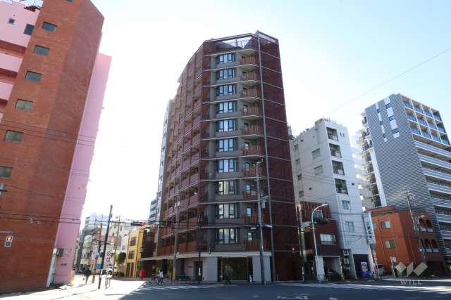 ライオンズ東京三ノ輪ミレスの外観（北東側から）