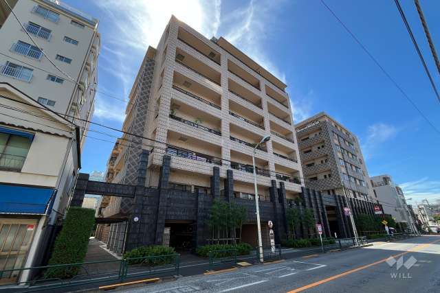 ルネ上野桜木の外観（北東側から）