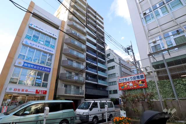 ザ・パークハウスアーバンス御徒町の外観(南東側から)
