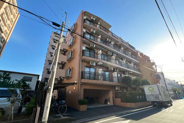 ライオンズマンション立石第2の外観（北側から）