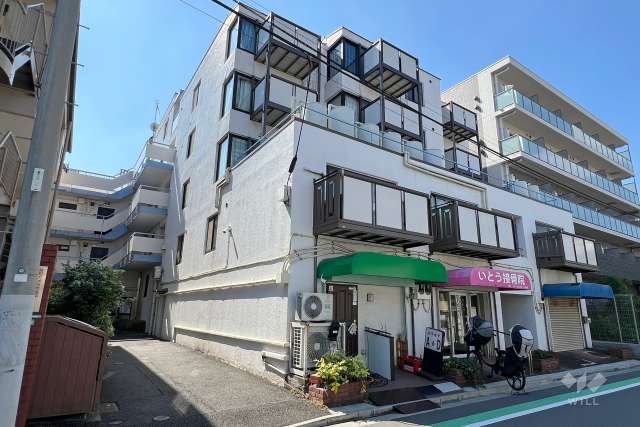 クレアション青砥の外観（北東側から）