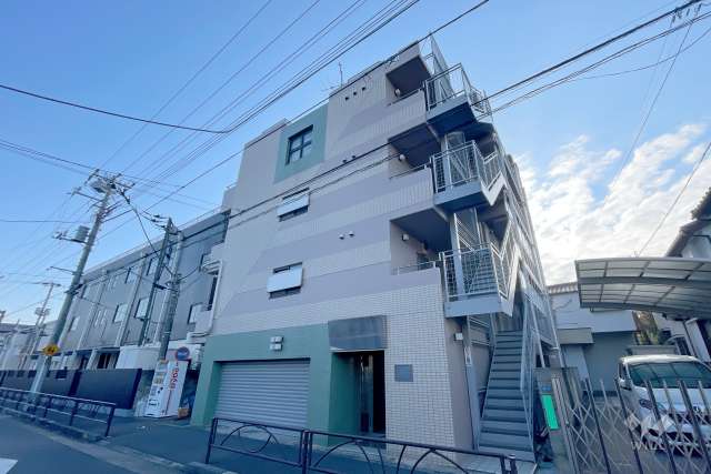 パレドール東金町2の外観（北西側から）