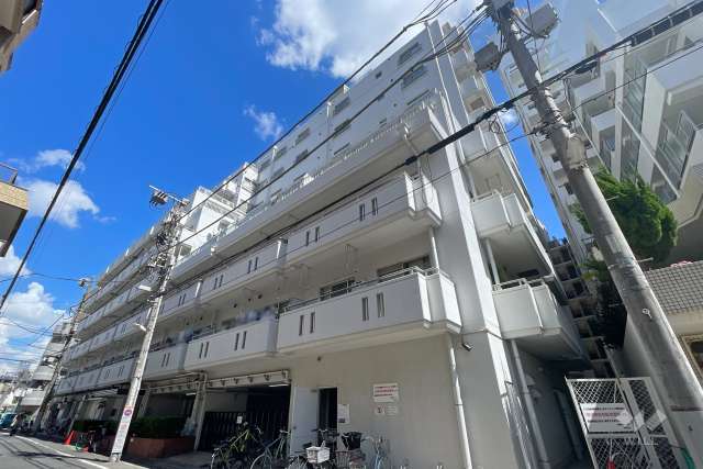 藤和亀有コープ2の外観（南西側から）　　