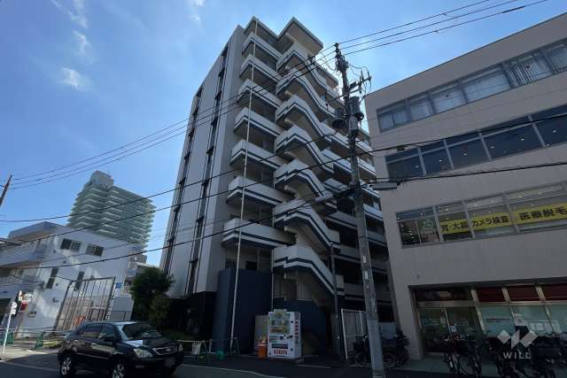 リシュブール四つ木の外観（北西側から）