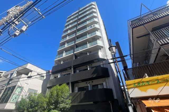 エストゥルース新小岩の外観（南東側から）