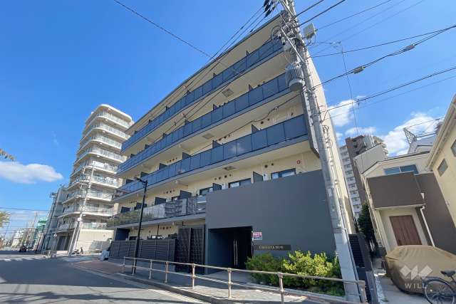 クレヴィスタ四ツ木の外観（南西側から）