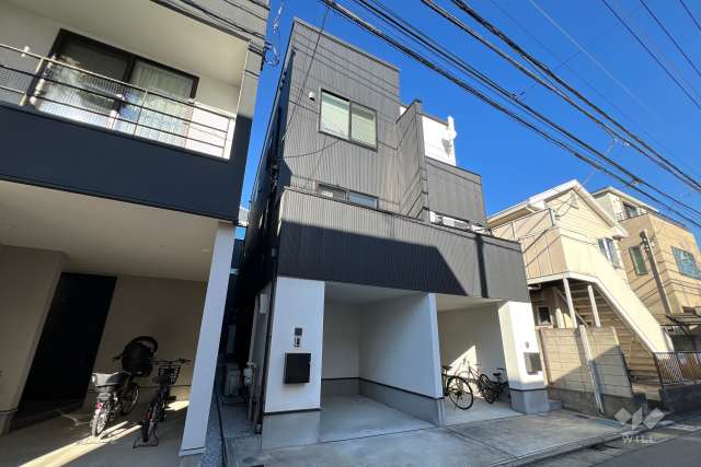 BASE-Condo-目黒本町の外観（南西側から）