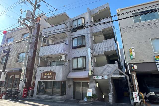 パレドール千駄木2の外観（北東側から）