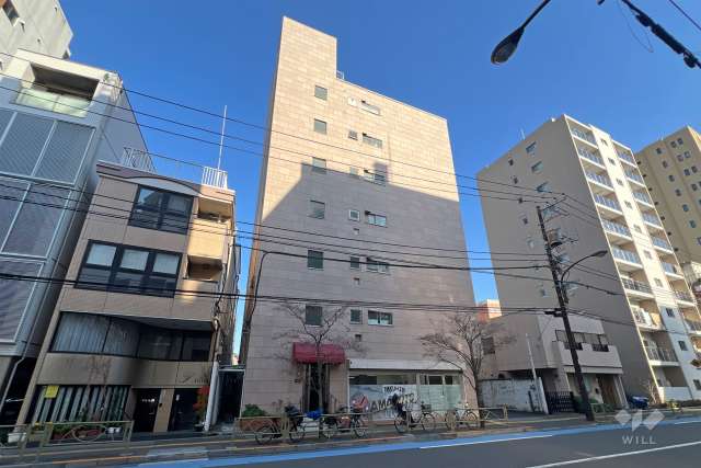 向丘ハイツの外観（西側から）