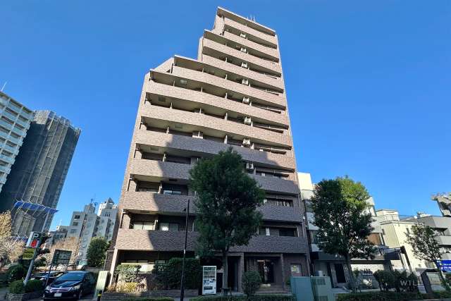 菱和パレス立教大前の外観（南西側から）