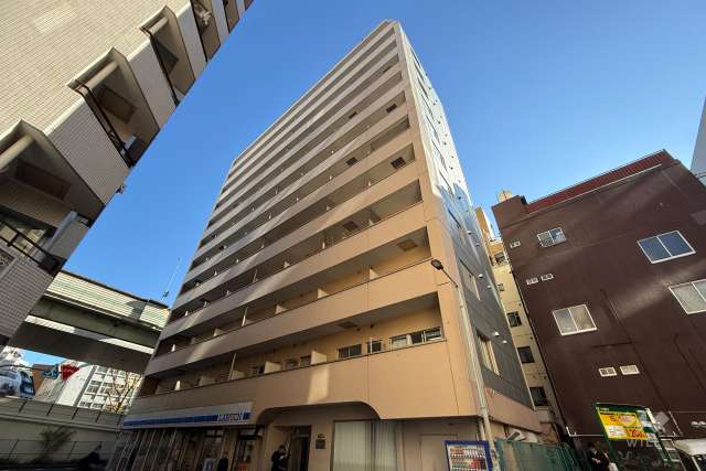 ドミール池袋の外観（北西側から）