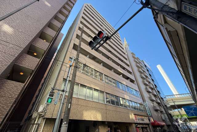 パレドール池袋の外観（北東側から）