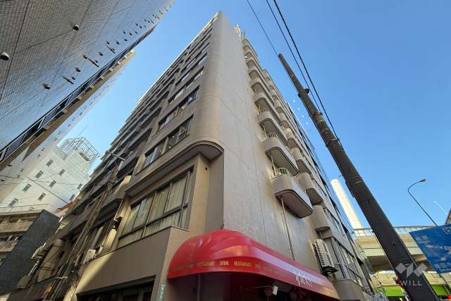 東カングランドマンション池袋キャッスルの外観（東側から）